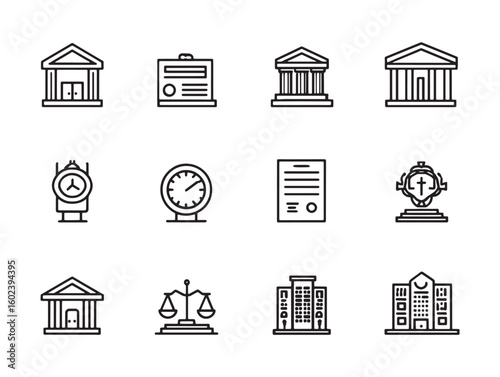 Pro bono services ultra minimalist 2D collection