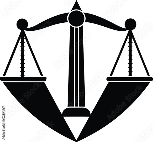 ruler scale silhouette logo icon vector art