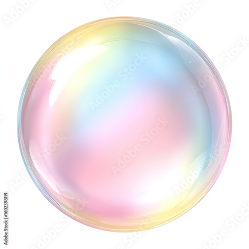 Shiny Rainbow Bubble