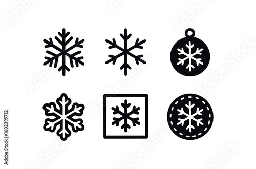 solid icon isolated snowflake pattern snowflake winter motif snowflake pendant ch snowflake cookie cutter snowflake window decal snowflake embroidery patch