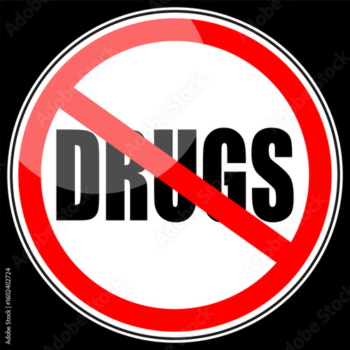 International Day Against, drug abuse and trafficking, poster and banner vector