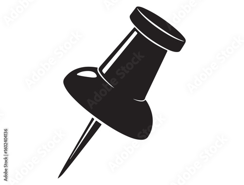 PUSH PIN SILHOUETTE