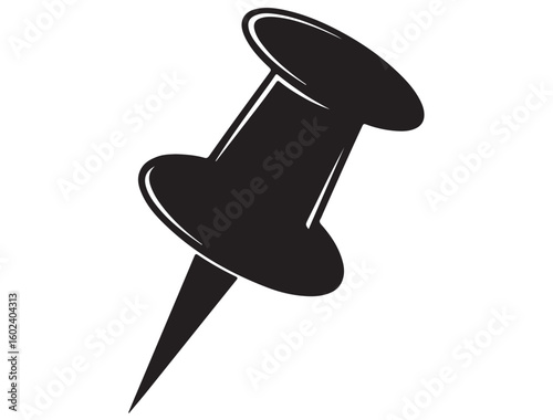 PUSH PIN SILHOUETTE