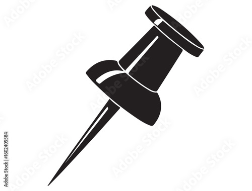 PUSH PIN SILHOUETTE
