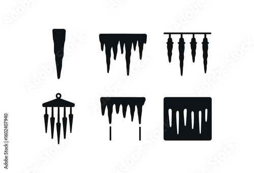 solid icon isolated icicle pendant ch icicle window decal icicle shaped LED icicle wind icicle cake topper icicle stencil template
