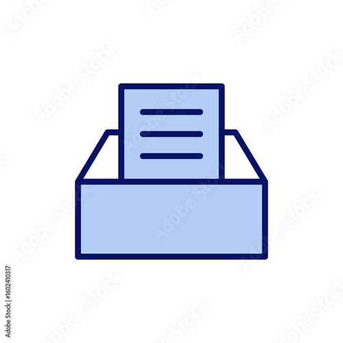 Archive folders icon vector. Document vector icon. Archive storage icon.