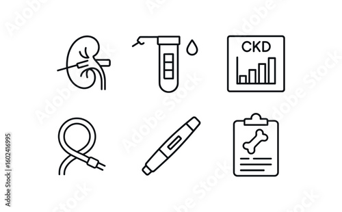 straight perfect stroke icon mono icons style isolated chronic kidney disease kidney biopsy core chronic kidney disease proteinuria dipstick test chronic kidney disease CKD staging guide