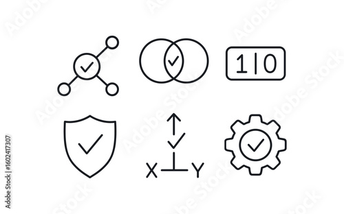 straight perfect stroke icon mono icons style isolated tth proposition node tth theory diag tth value binary indicator tth verification protocol tth mapping function tth inference engine