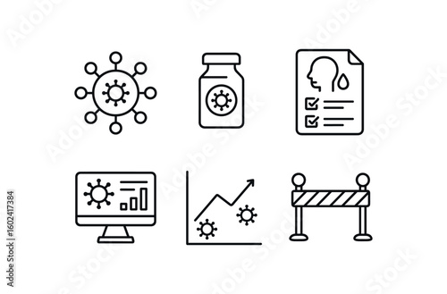 straight perfect stroke icon mono icons style isolated disease disease vector model disease vaccine vial disease symptom checklist disease control panel disease transmission graph disease
