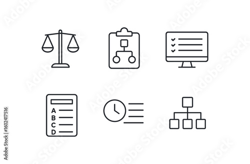 straight perfect stroke icon mono icons style isolated order magnitude scale order protocol chart order command sequence order registry inde order timestamp log order hierarchy tree