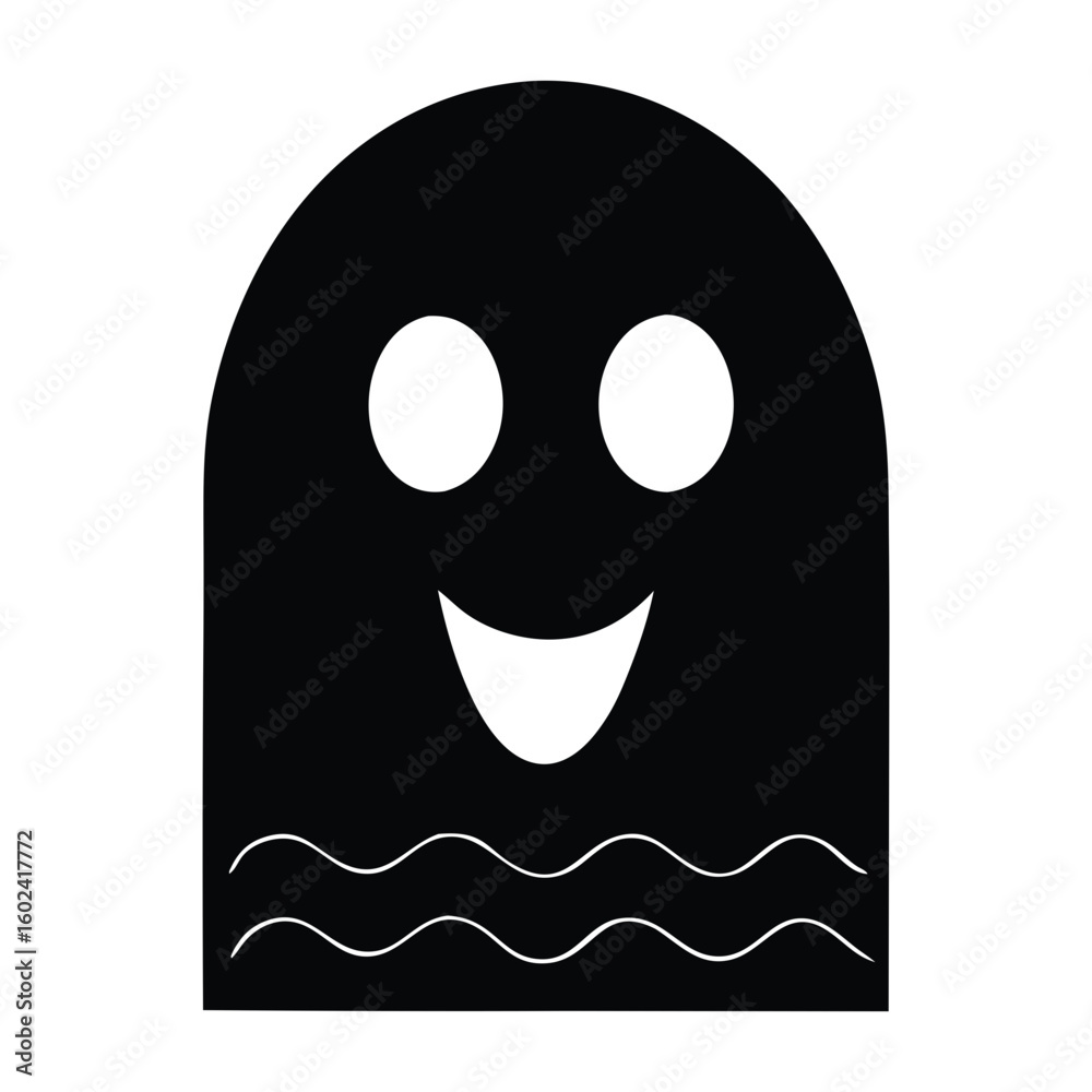 Obraz premium halloween ghost vector