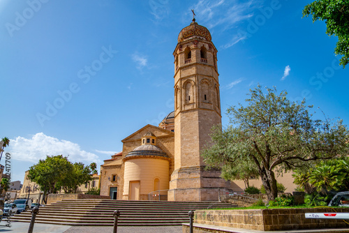 Medieval Architecture and Landmarks in Oristano, Italy