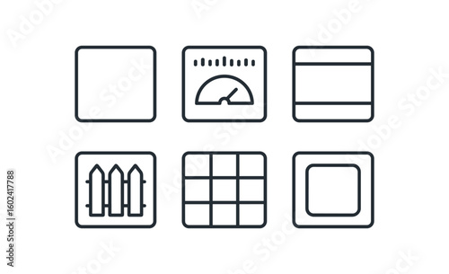 straight perfect stroke icon mono icons style isolated fes viewport boundary fes stctural gau fes header footer bar fes fence panel fes divider fes stencil