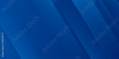 Abstract blue background with glowing geometric lines. Modern blue gradient square shape design. Futuristic technology concept. Suit for brochure,
