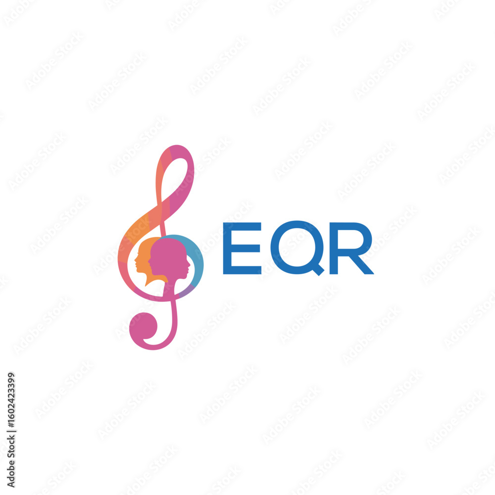 EQR “Creative music logo with human silhouettes and treble clef in gradient colors, EQR Later Logo, modern artistic design isolated on white background”
EQR “Creative music logo with human silhouettes and treble clef in gradient colors, EQR Later Logo, modern artistic design isolated on white background”