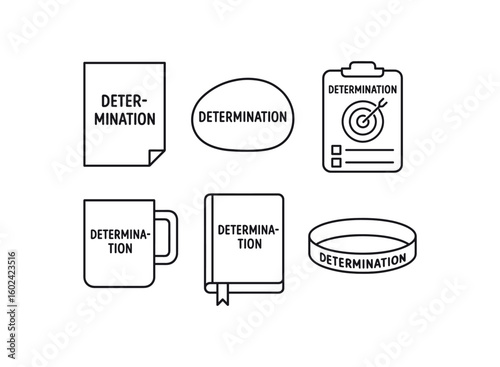straight perfect out stroke icon mono icons style isolated determination poster print determination mantra stone determination goal tracker determination motivational mug determination