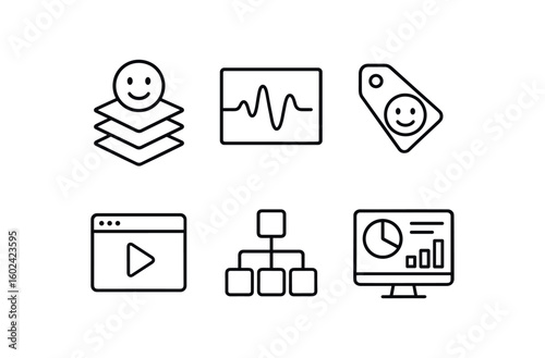 straight perfect out stroke icon mono icons style isolated epression semantic layer epression waveform chart epression mood tag epression scripting engine epression encoding schema