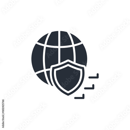 vpn icon. vector.Editable stroke.linear style sign for use web design,logo.Symbol illustration.