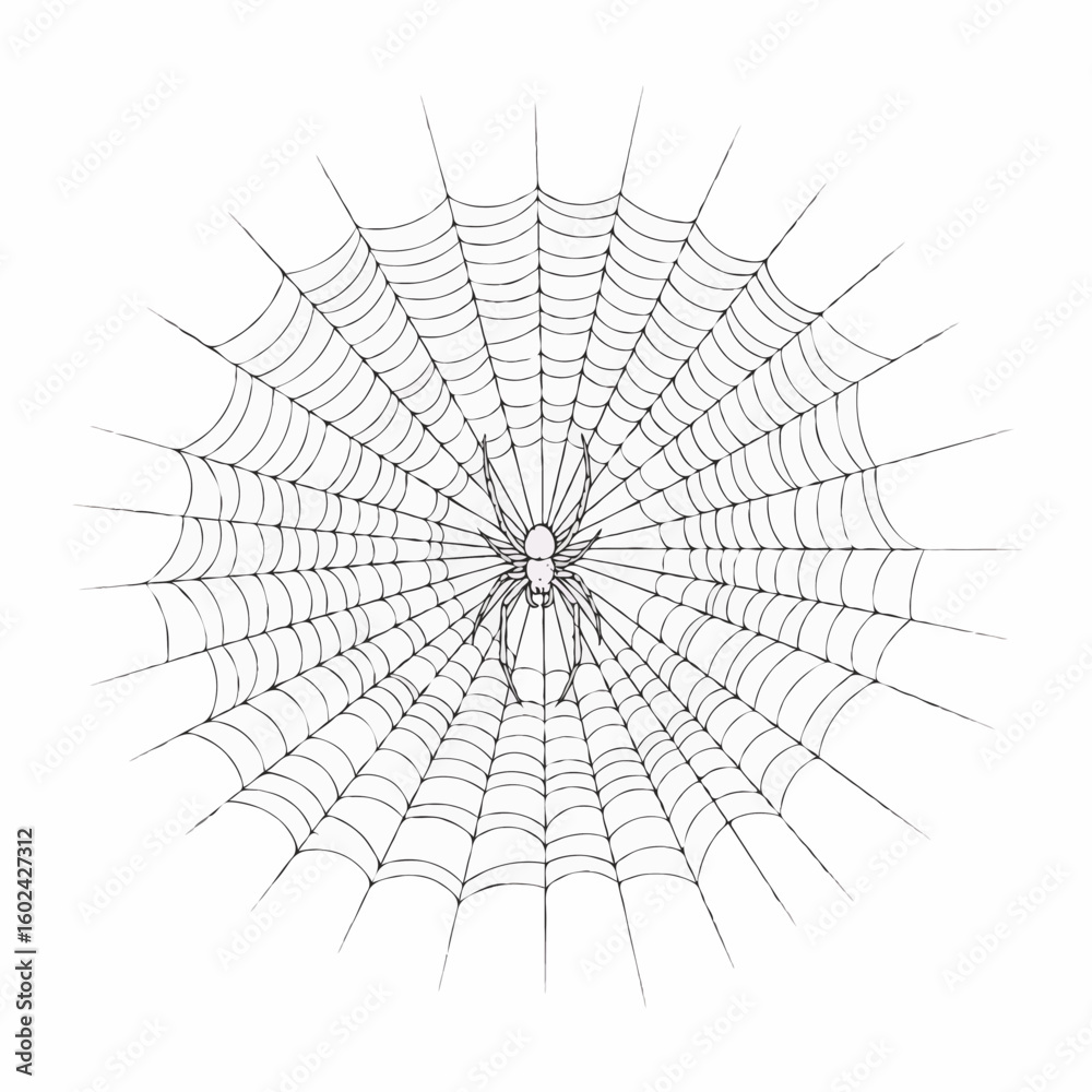 Obraz premium broken glass spider web