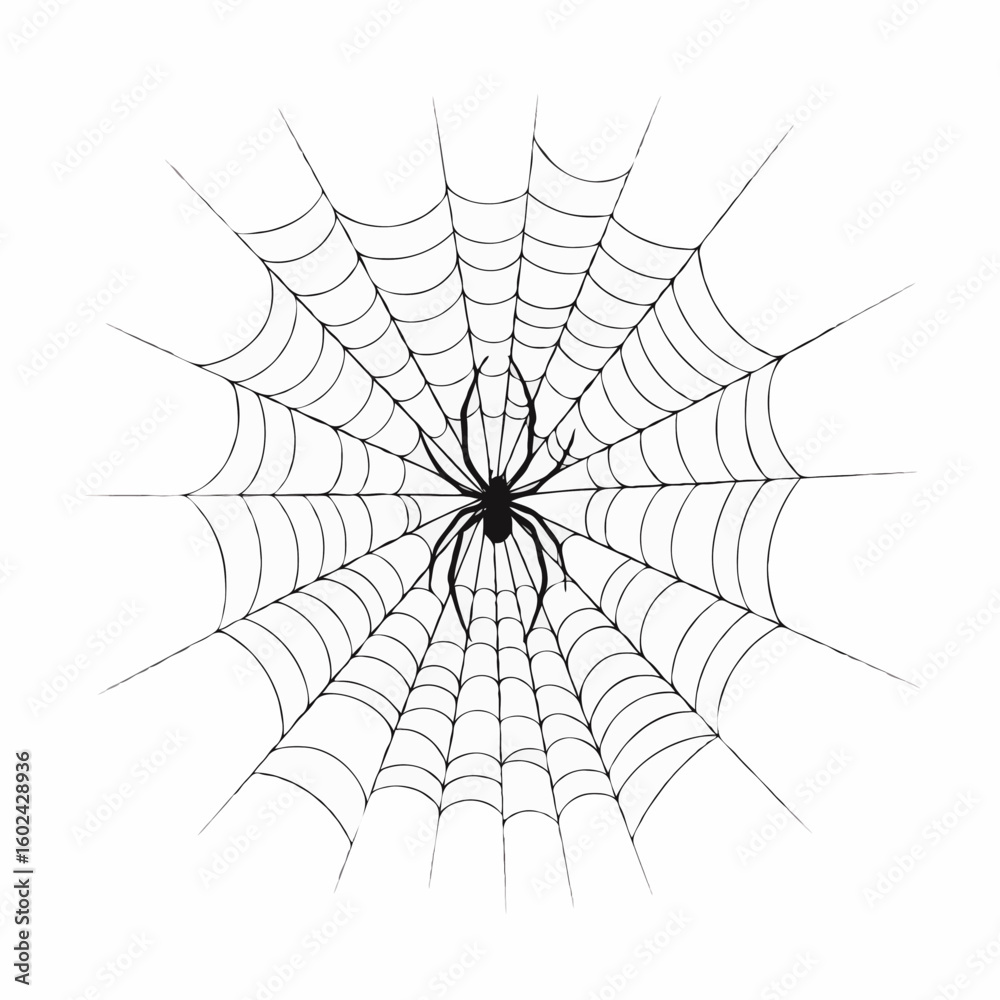 Fototapeta premium spider and web