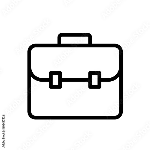 Briefcase - business bag - vector icon