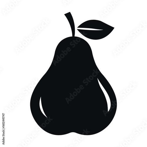 pear fruit flat vector iconWeb