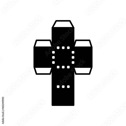 Art Model Creation Fill Icon: Sculpture & Miniature Project Symbol
