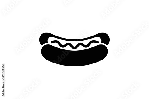 Hot Dog with Mustard sausage condiment