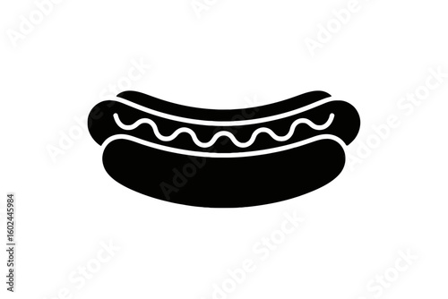 Hot Dog with Mustard sausage condiment