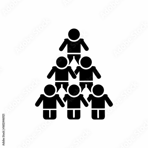 creative details Outline People Overcrowding Icon vector illustration
