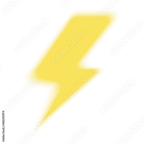 Free Download PNG Bright yellow lightning bolt illustration on transparent background - GFXLoad