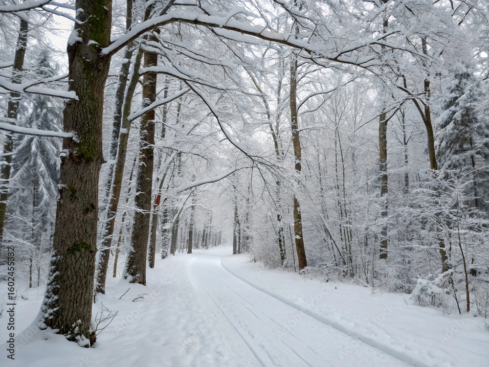 Obraz premium snowy landscape