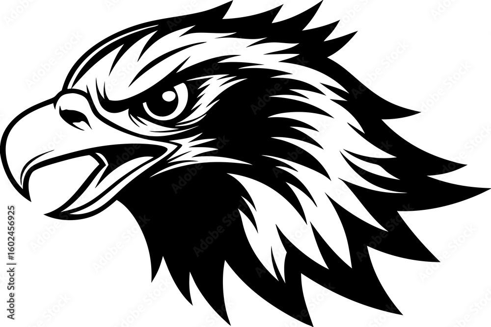 Fototapeta premium eagle head tattoo