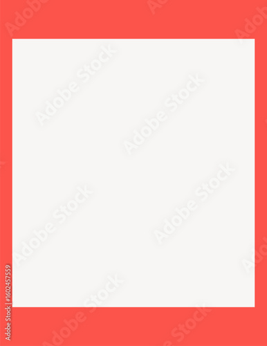 Red frame clipart vector