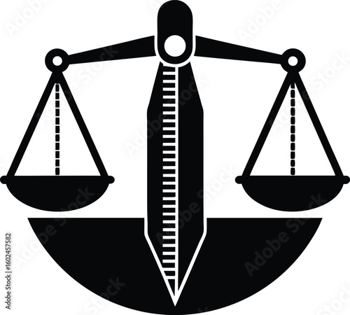 ruler scale silhouette logo icon vector art