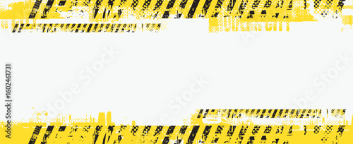 Abstract urban theme with space for text. Grunge street art on the background of geometric shapes, cityscape, newspaper clippings. T-shirt design. Sign, logo. Not AI.
