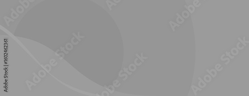 Gray abstract background with smooth curves. The background features a gray color scheme and a soft, flowing texture. Wave background vector. Gray background.