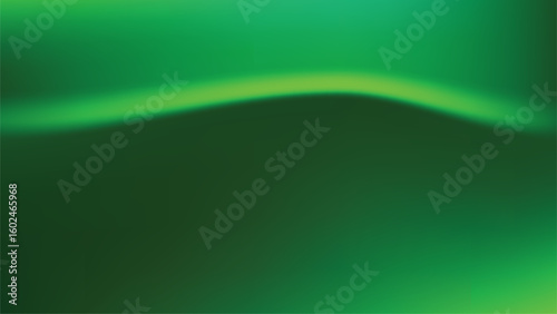 Deep emerald green gradient with subtle light green wave abstract background