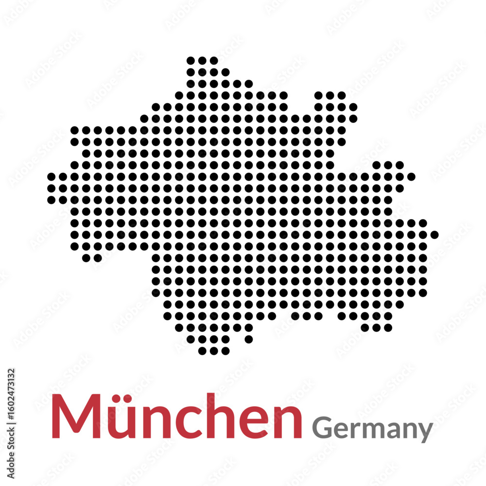 Fototapeta premium Munich map