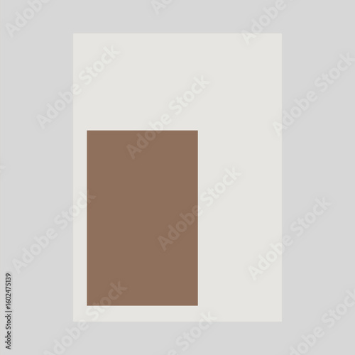 Gray rectangle frame vector