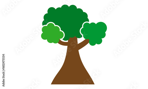 tree vector icon design illustration logo