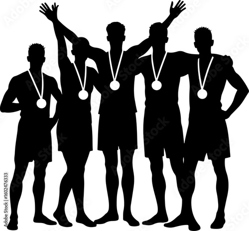 tennis, silhouette, sport, players, female, vector art, illustration, 