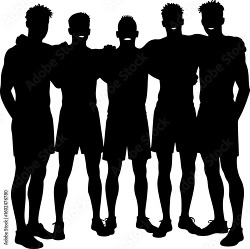 tennis, silhouette, sport, players, female, vector art, illustration, 