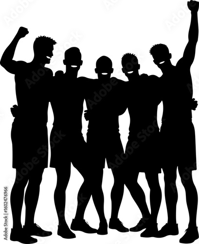 tennis, silhouette, sport, players, female, vector art, illustration, 