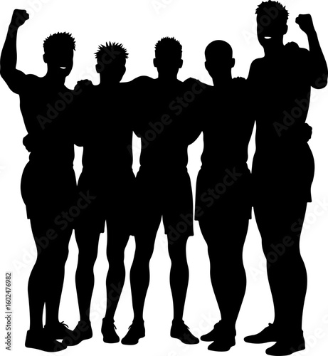 tennis, silhouette, sport, players, female, vector art, illustration, 