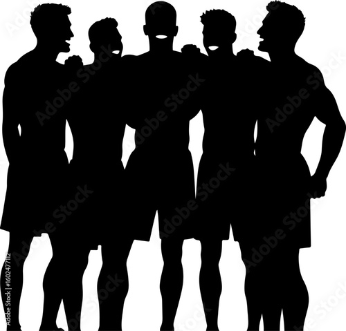 tennis, silhouette, sport, players, female, vector art, illustration, 