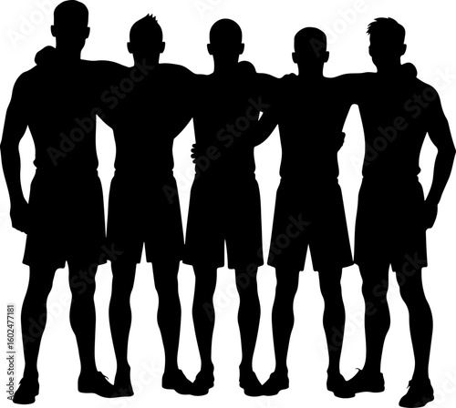 tennis, silhouette, sport, players, female, vector art, illustration, 