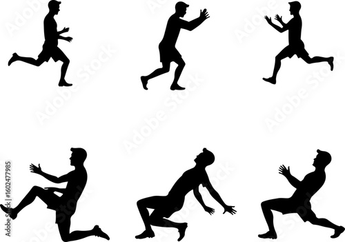 tennis, silhouette, sport, players, female, vector art, illustration, 