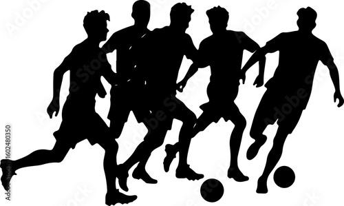 tennis, silhouette, sport, players, female athletes, tennis match, racquet, action, movement, athletic, competitive, black and white, vector art, illustration, 