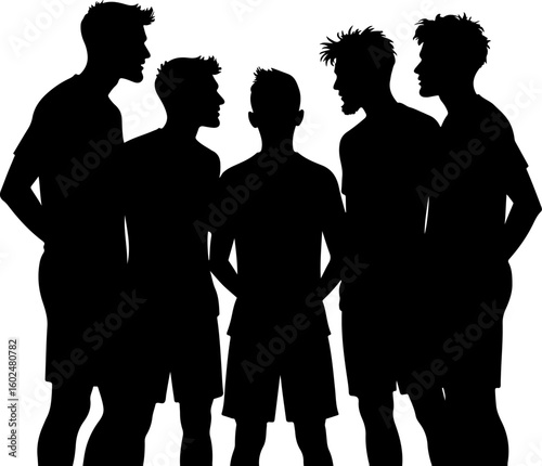 tennis, silhouette, sport, players, female athletes, tennis match, racquet, action, movement, athletic, competitive, black and white, vector art, illustration, 